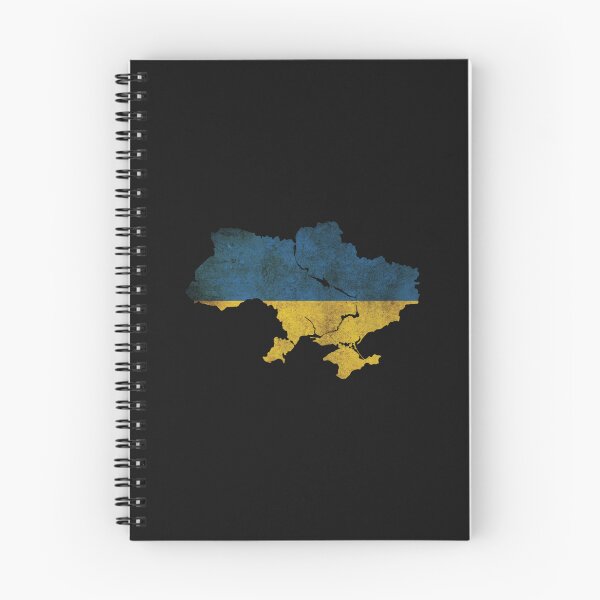 Item preview, Ukraine - country border in national flag designed and sold by LivyPaigeHome.