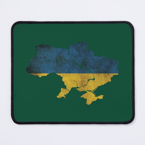 Item preview, Ukraine - country border in national flag designed and sold by LivyPaigeHome.