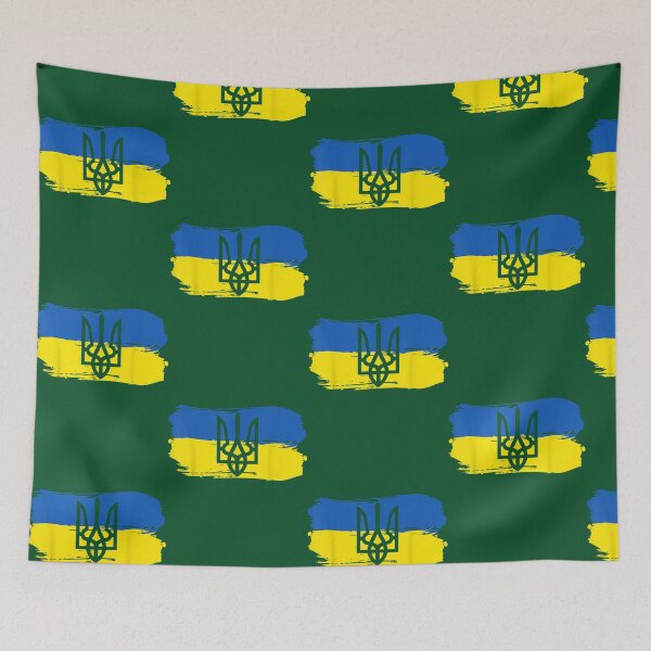 Item preview, Support Ukrainians Flag Vintage Ukraine Ukrainian Flag Pride designed and sold by LivyPaigeHome.