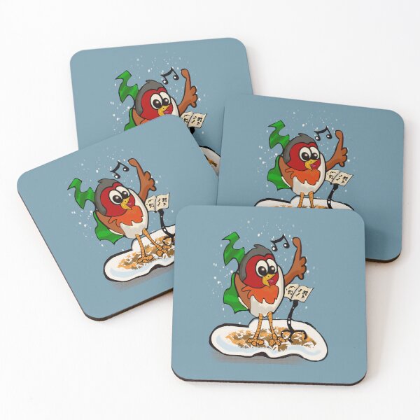 Item preview, Cute bird singing carols at Christmas designed and sold by JeNoire.