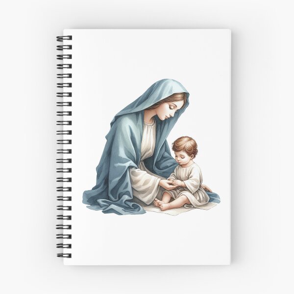 Item preview, Virgin Mary with her son designed and sold by JonysCreativeDesigns.