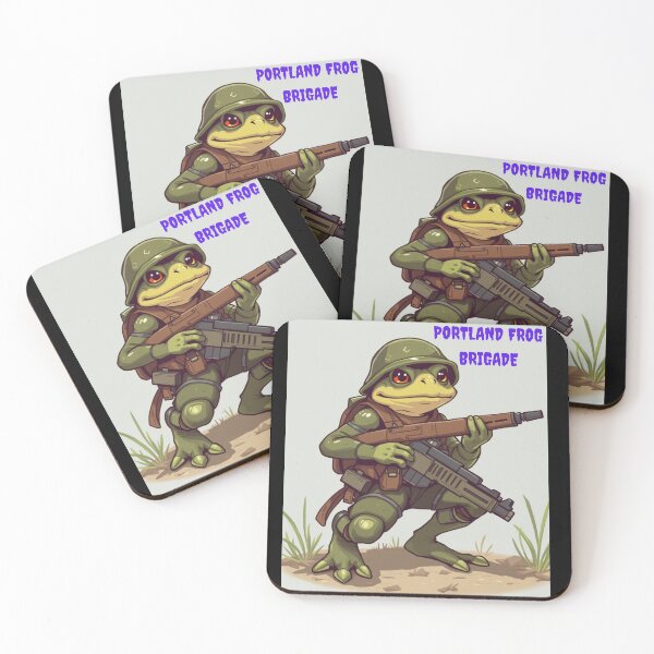 Item preview, Portland Frog Brigade designed and sold by Tom-Apex-Art.