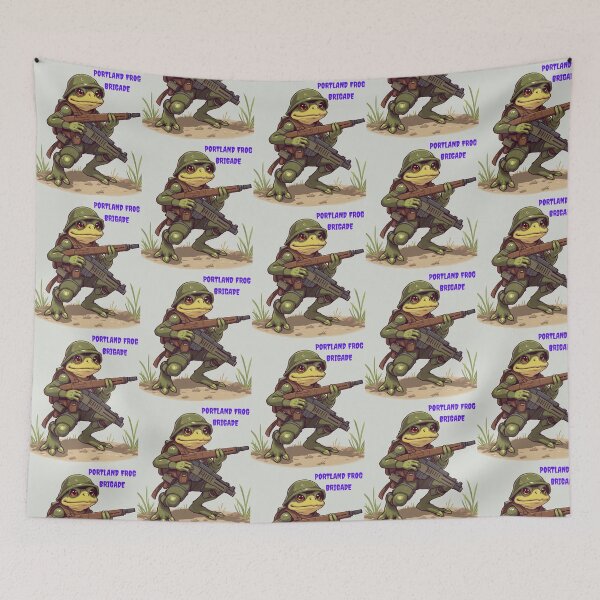 Item preview, Portland Frog Brigade designed and sold by Tom-Apex-Art.