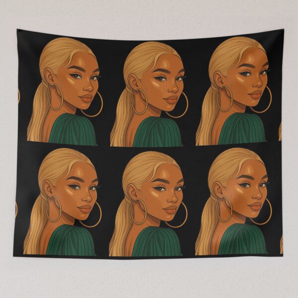 Item preview, Black and gold beauty designed and sold by Salamata Sandra Nsengiyumva.