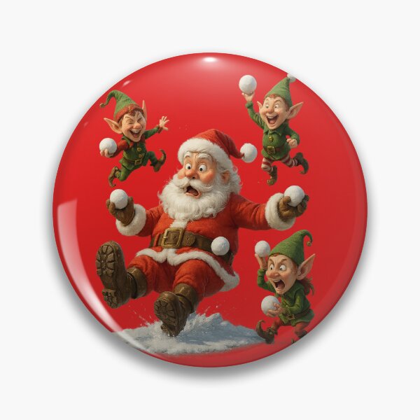 Item preview, Santa’s Snowball Chaos designed and sold by NeonCore.