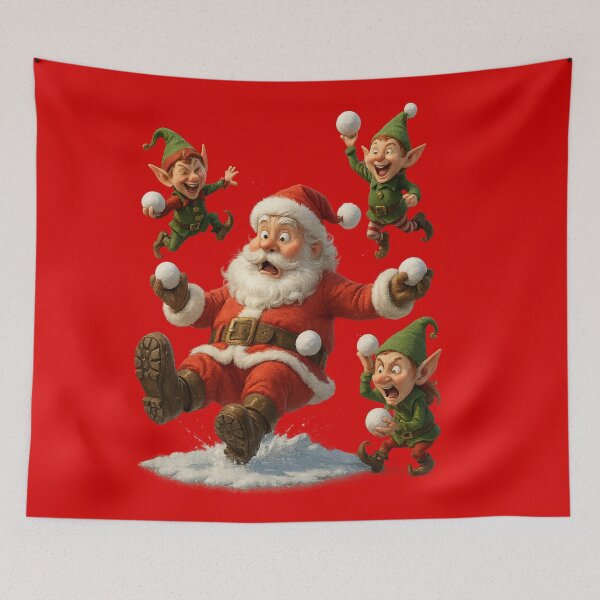 Item preview, Santa’s Snowball Chaos designed and sold by NeonCore.