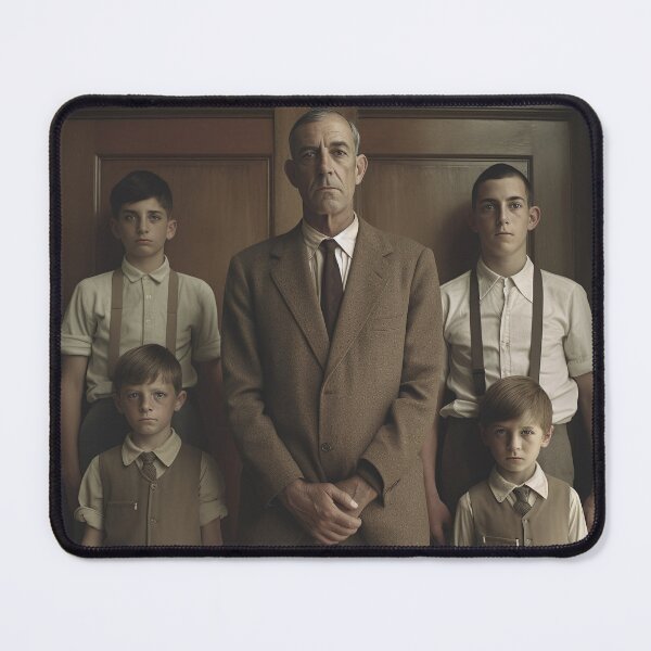 Item preview, Solemn Family Portrait designed and sold by Pin-UpBoys.