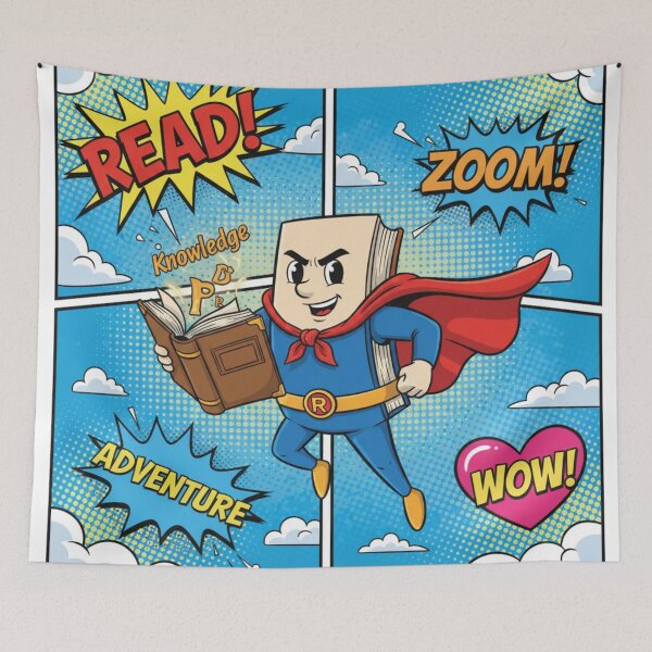 Item preview, Reading Superhero Comic | Read Zoom Wow | Literacy Hero Adventure designed and sold by TrackinDaTrends.