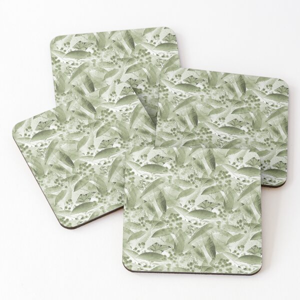 Item preview, Leaf and Foliage Abstract in Green designed and sold by Artistestella.