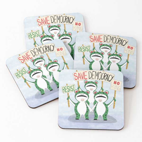 Item preview, Inflatable Frogs for Democracy designed and sold by iCraftCafe.