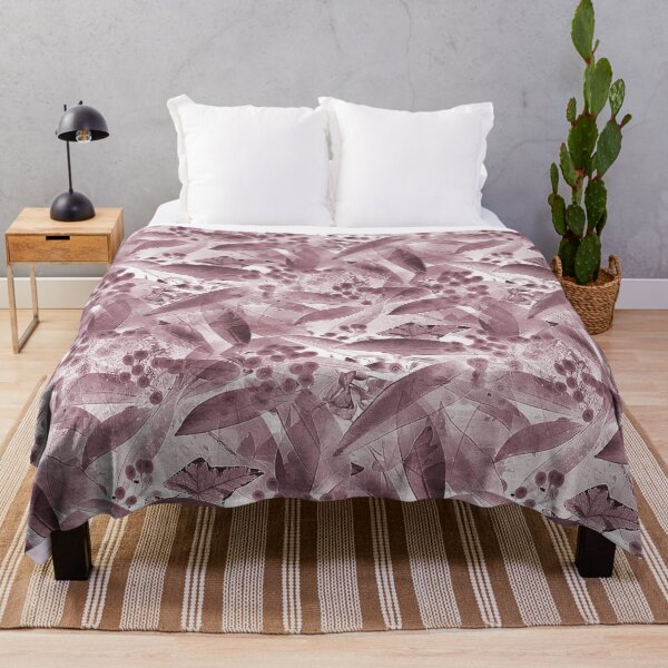 Item preview, Leaf and Foliage Abstract in Pink designed and sold by Artistestella.