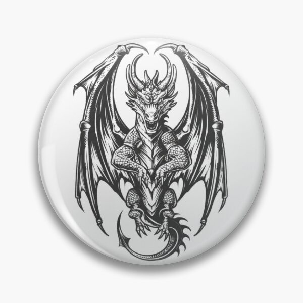 Artikelvorschau, Gothic Dragon – Schattenlord des dunklen Reiches entworfen und verkauft von AlexLineArt.