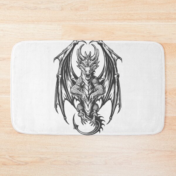 Item preview, Gothic Dragon – Shadow Lord of the Dark Realm designed and sold by AlexLineArt.