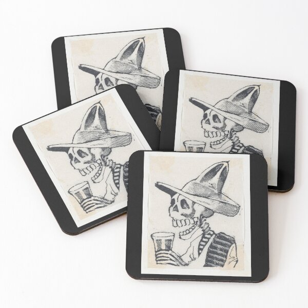 Item preview, A Skeleton Having a Drink, 1892 designed and sold by AnimaliaStar.