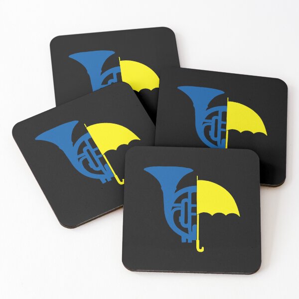 Item preview, How I Met Your Mother - Blue French Horn & Yellow Umbrella Minimal Design designed and sold by LavinyArt.