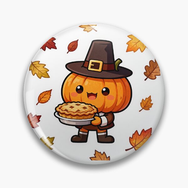 Item preview, Mr. Pumpkin at Thanksgiving designed and sold by Ammar Studio.