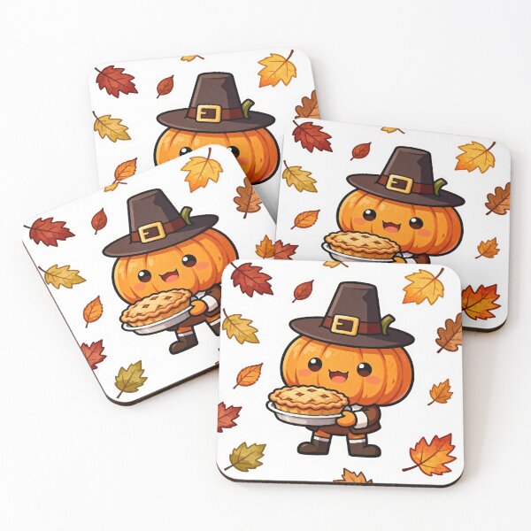 Item preview, Mr. Pumpkin at Thanksgiving designed and sold by Ammar Studio.