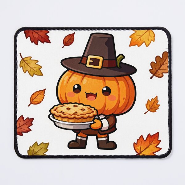 Item preview, Mr. Pumpkin at Thanksgiving designed and sold by Ammar Studio.
