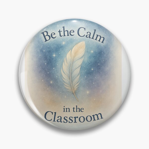 Item preview, Be the Calm in the Classroom — Watercolor Mindfulness Art for Teachers designed and sold by MforMontessori.