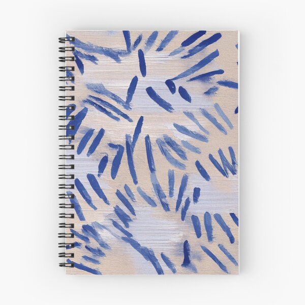 Item preview, Blue brushstroke seamless pattern designed and sold by SassyArtistry.