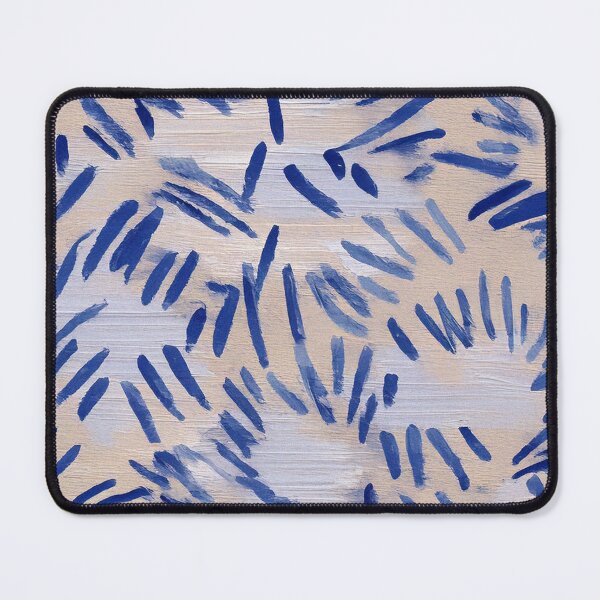 Item preview, Blue brushstroke seamless pattern designed and sold by SassyArtistry.