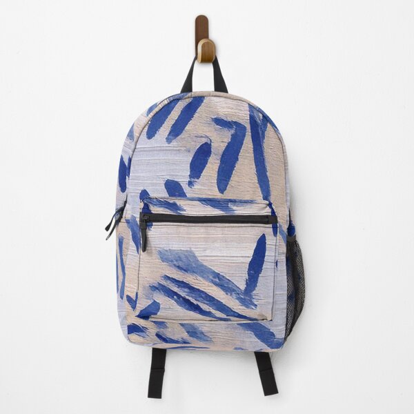 Item preview, Blue brushstroke seamless pattern designed and sold by SassyArtistry.