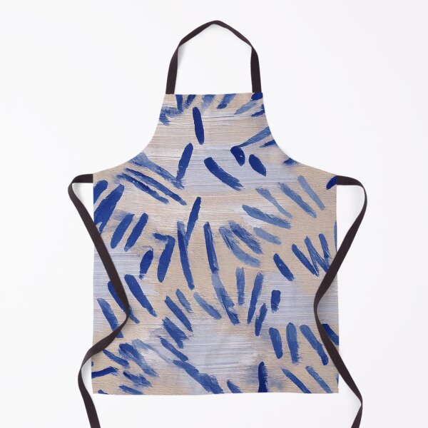 Item preview, Blue brushstroke seamless pattern designed and sold by SassyArtistry.