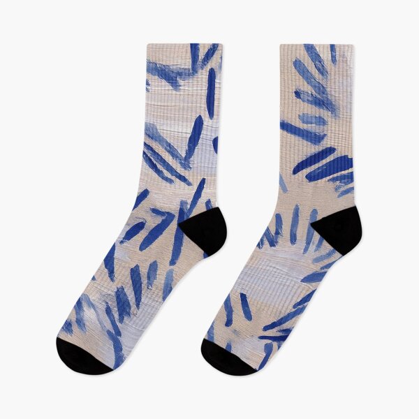 Item preview, Blue brushstroke seamless pattern designed and sold by SassyArtistry.