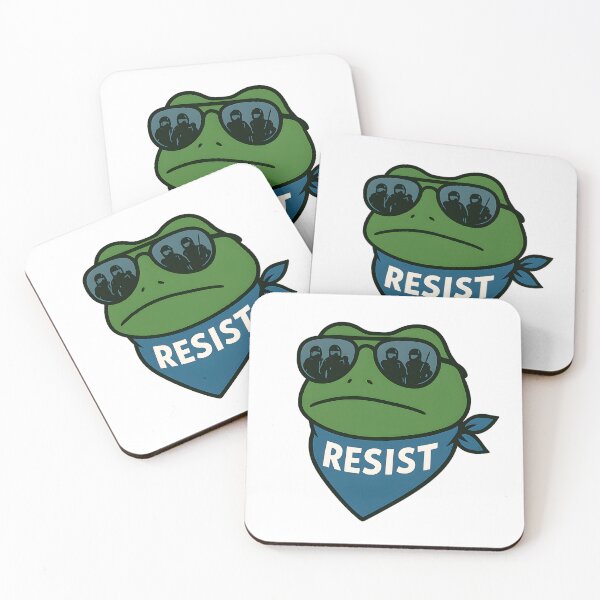 Item preview, Portland Frog – The Silent Rebel designed and sold by CalmDownZone ⭐️⭐️⭐️⭐️⭐️.
