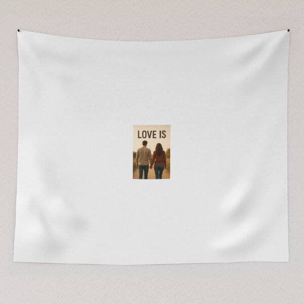 Item preview, A man and woman walk hand in hand down a country road. designed and sold by me-me-me74.
