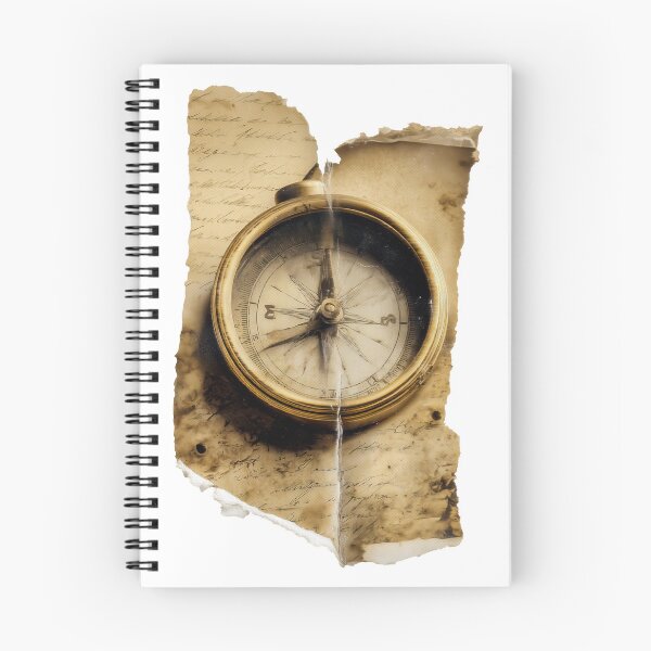 Item preview, Vintage Gold Compass Collage - Time and Adventure designed and sold by CropWear.