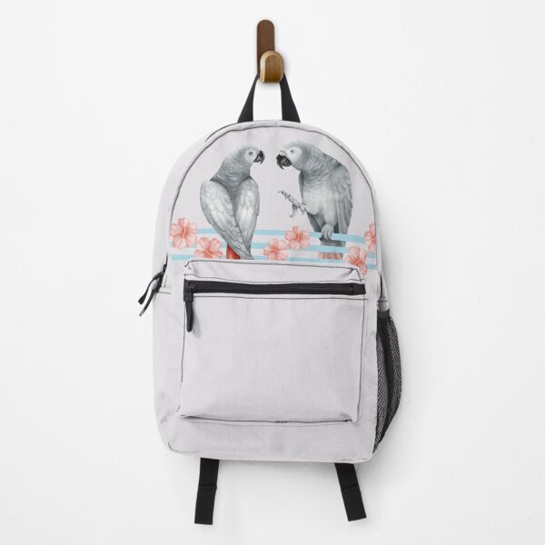Item preview, Lispe African Grey Parrot Tropical Vintage Design designed and sold by Lispe-Designs.