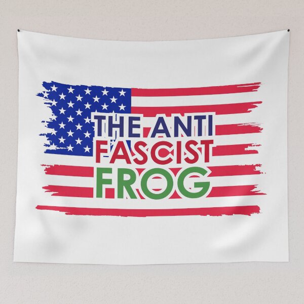 Item preview, The anti fascist frog | Resist Portland Frog Shirt Political Activist  | Creative Moves designed and sold by Checkmate55.