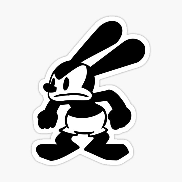 Angry Oswald Sticker