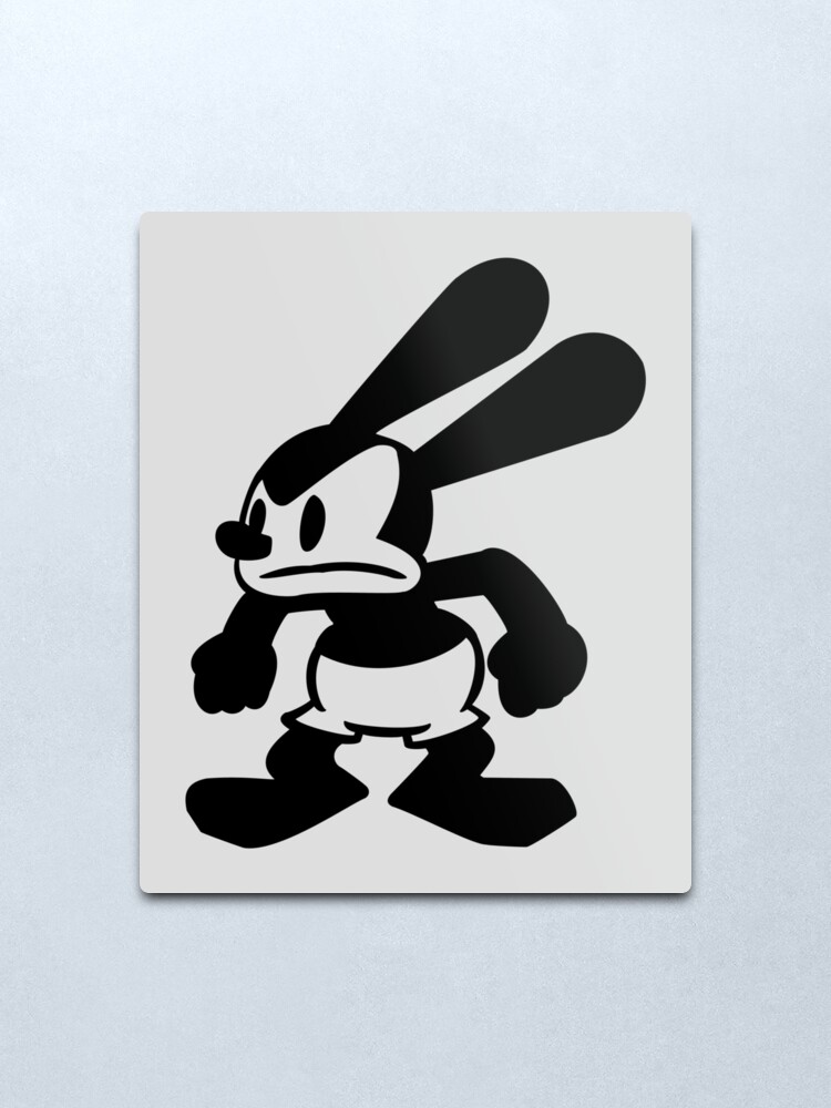 Alternate view of Angry Oswald Metal Print