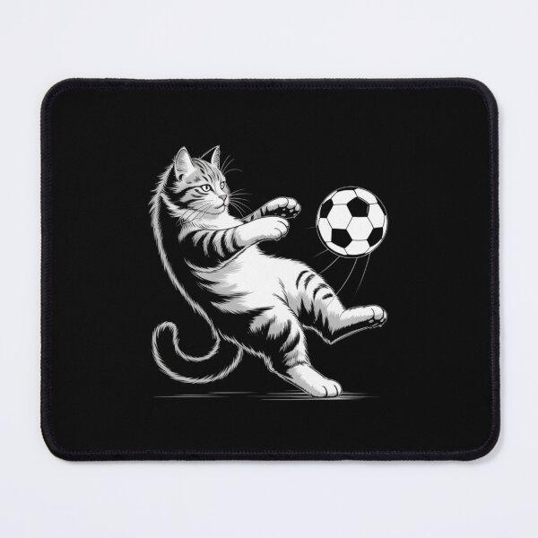 Item preview, Soccer Cat - Cute Cat Kicking a Soccer Ball Design designed and sold by Gogetgiggles.