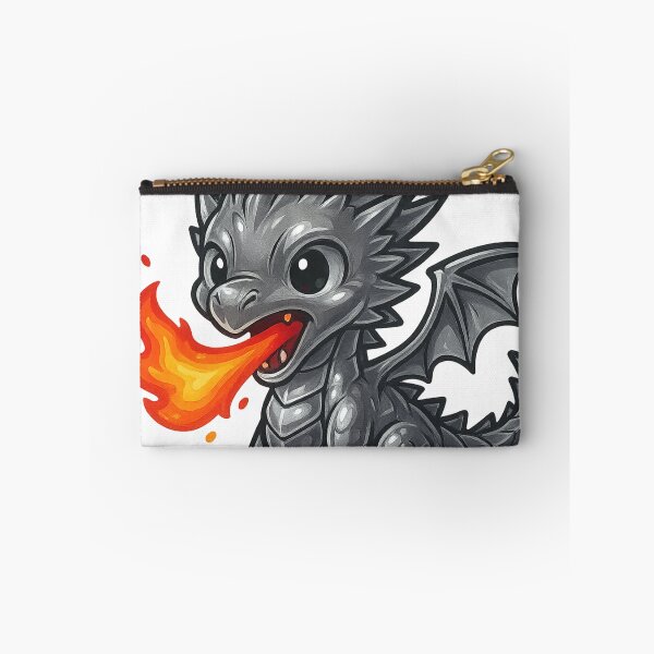 Item preview, Obsidian Flame Dragon – Kawaii Black Firebreather designed and sold by TheRealJoshD.