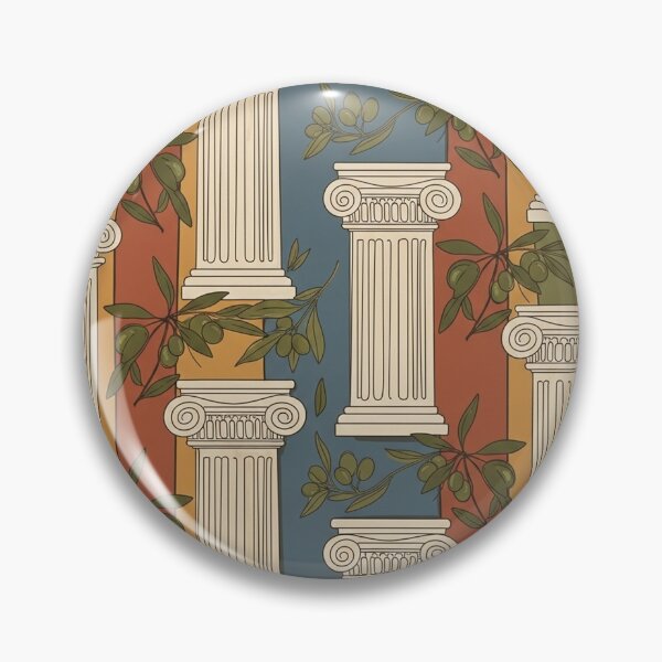 Item preview, Ancient Greek Columns and Olive Branches designed and sold by MySignatureItems.