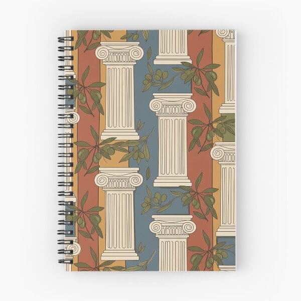 Item preview, Ancient Greek Columns and Olive Branches designed and sold by MySignatureItems.