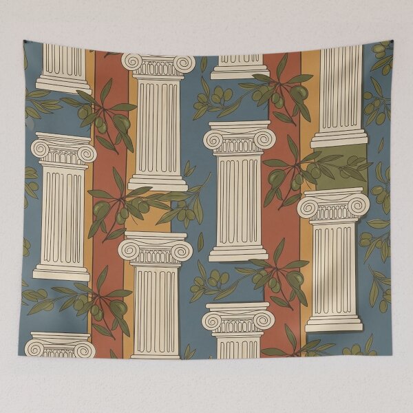 Item preview, Ancient Greek Columns and Olive Branches designed and sold by MySignatureItems.