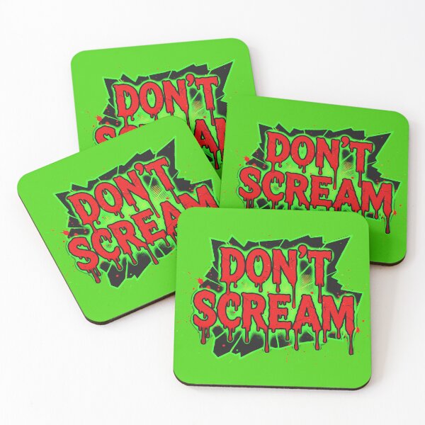 Item preview, Don't Scream Slasher Horror Pop Art designed and sold by CoffinsArt.