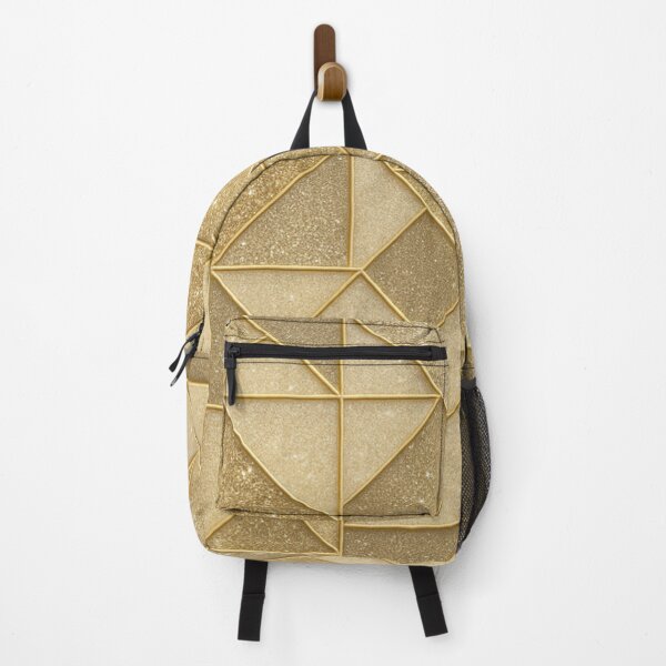 Item preview, Gold geometric shapes with glitter texture designed and sold by SassyArtistry.