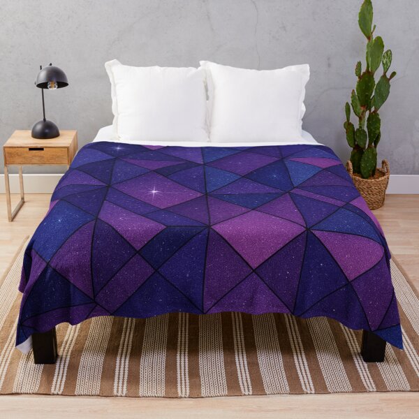 Item preview, Purple galaxy geometric pattern designed and sold by SassyArtistry.