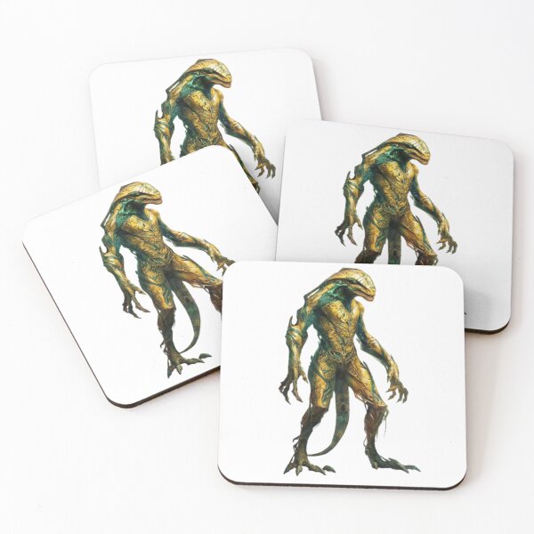 Item preview, Reptiloid – Guardian from the Ancient Depths designed and sold by AlexLineArt.