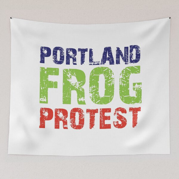 Item preview, Portland Frog Protest | Portland Frog Shirt Political Activist  | Creative Moves designed and sold by Checkmate55.