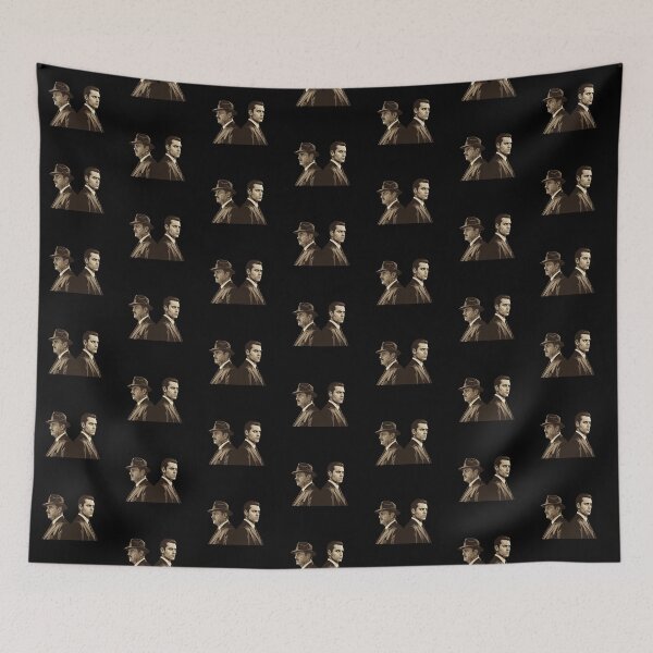 Item preview, Don Corleone & Michael – The Godfather Legacy Vector Art in Sepia Tones designed and sold by kanjxtan.