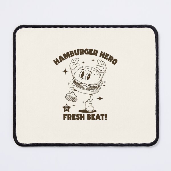 Item preview, Delish Juicy Burger Cartoon – Groovy Food Dance designed and sold by HoopeStylee.