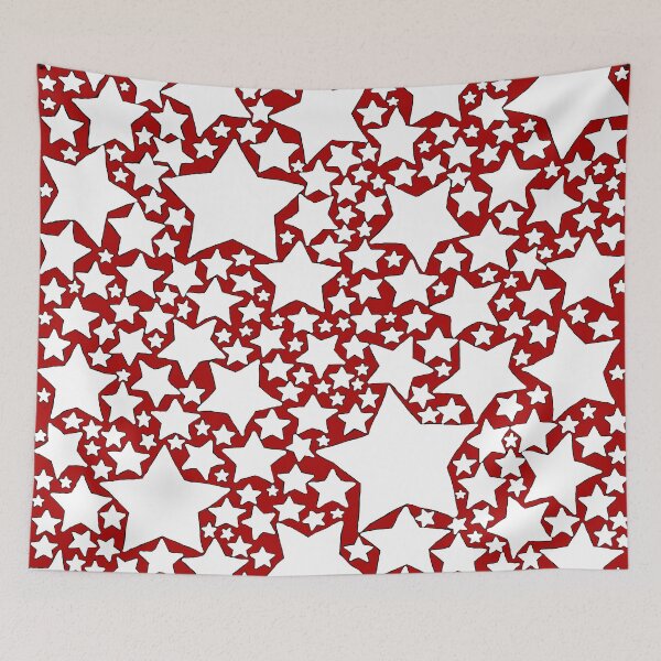 Item preview, Stars, Stars, Stars in Red and White designed and sold by LAEC-Shop.