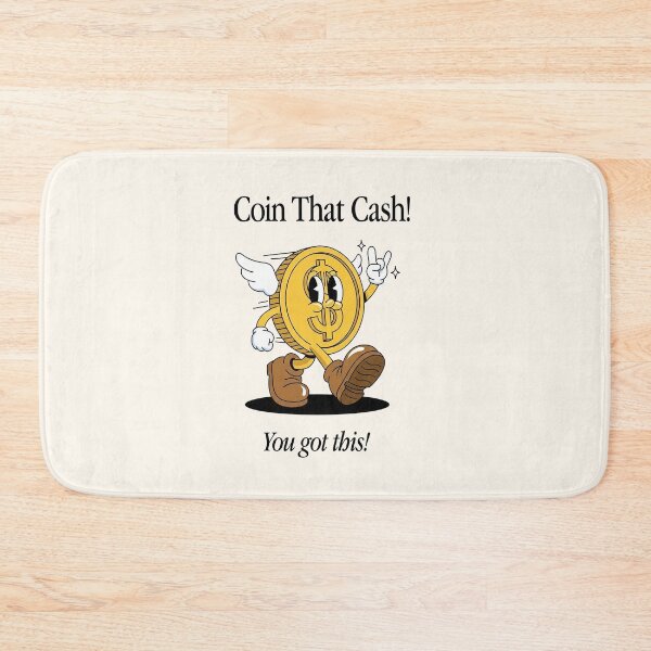 Item preview, Coin That Cash! Flying Retro Coin Money Mascot designed and sold by HoopeStylee.