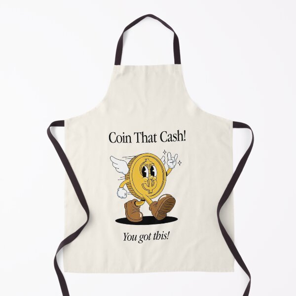 Item preview, Coin That Cash! Flying Retro Coin Money Mascot designed and sold by HoopeStylee.